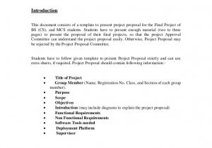 Information Technology Proposal Template Project Proposal Templates