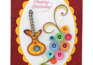 Inside Design Of Handmade Card Swapnil Arts Handmade Quilled Happy Birthday Greeting Card