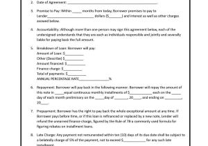 Installment Loan Contract Template 40 Free Loan Agreement Templates Word Pdf ᐅ Template Lab