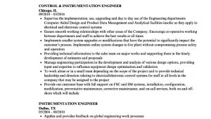 Instrumentation Engineer Resume Instrumentation Engineer Resume Samples Velvet Jobs