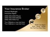 Insurance Agent Business Card Templates Insurance Broker Business Cards Zazzle