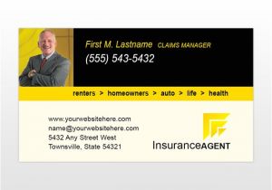 Insurance Agent Business Card Templates Sample Business Cards for Insurance Agents Images Card