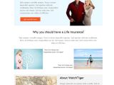 Insurance Email Templates Life Insurance Familiy Email Marketing Template Mailify