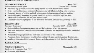 Insurance Resume Template Insurance Agent Resume Sample for Work Pinterest