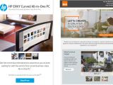 Interactive Email Template Interactive Carousels In Email Hp Envy B Q Outdoor
