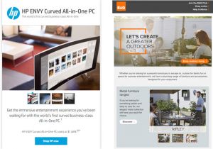 Interactive Email Template Interactive Carousels In Email Hp Envy B Q Outdoor