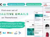 Interactive Email Template Kinetic Uxified Interactive Emails for Ecommerce