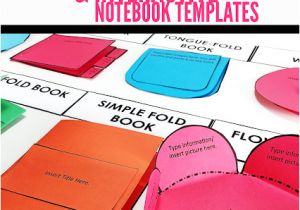 Interactive Notes Template Flapjack Educational Resources Free Editable Lapbook