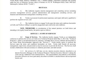 Interim Management Contract Template 17 Management Contract Templates Pages Word