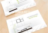 Interior Design Business Cards Templates Free Custom Printable Interior Design Business Card Template