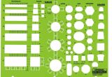 Interior Design Drafting Templates Rapidesign R 717 Interior Design Drafting Template Tables