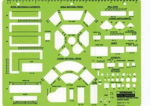 Interior Design Drafting Templates Rapidesign R 718 Interior Design Drafting Template Living