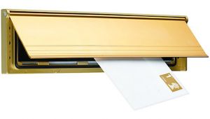 Interior Letter Box Cover Wickes Internal Letter Box Draught Excluder with Flap Gold
