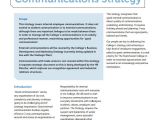 Internal Comms Strategy Template 8 Sample Communication Strategy Templates Sample Templates