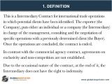 International Trade Contract Template Intermediary Contract for International Trade Contract