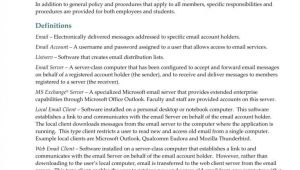 Internet and Email Policy Template 9 It Policy Templates Free Pdf Doc format Download