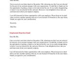 Interview Rejection Email Template 27 Rejection Letters Template Hr Templates Free