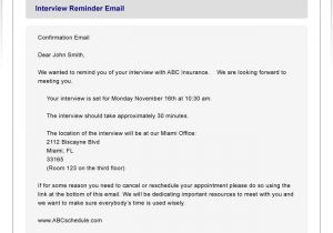 Interview Reminder Email Template Auto Scheduler the Next Generation Of Scheduling