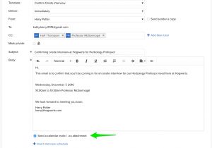 Interview Schedule Email Template What 39 S New In Jobscore