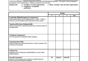 Interview Templates for Employers Interview Evaluation form 14 Download Free Documents In