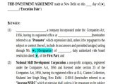 Investment Contract Template Sample Investment Contract Agreements 10 Examples In