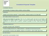 Investment Portfolio Proposal Template Professional Investment Proposal Template Projectmanagersinn