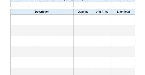 Invioce Templates Blank Invoices to Print Mughals