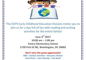 Invitation Card Annual Function School Dc Public Schools Stayhomedc On Twitter Dcps Early