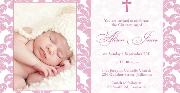 Invitation Card Christening Baby Girl Baptism Invitation Sample Wording with Images Baby