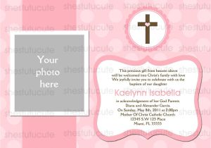 Invitation Card Christening Baby Girl Girls Baptism Invitations Digital File by Shestutucutebtq On