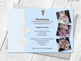Invitation Card Christening Baby Girl Personalised Girls Boys Christening Invitations with Photo