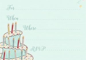 Invitation Card for 18th Birthday Background Free Printable Whimsical Birthday Party Invitation T with