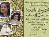 Invitation Card for 18th Birthday Background My Grandmother S 80th Birthday Party Invite 80th Birthday