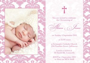 Invitation Card for Christening Background Baptism Invitation Sample Wording with Images Baby
