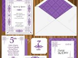Invitation Card for Name Ceremony Wedding Invitation Card Set Classic Style Invitation Table