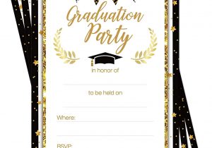 Invitation Card for Quiz Competition 2020 Graduation Party Invitations Cards with Envelopes Grad Congrats Announcements Supplies 30ct