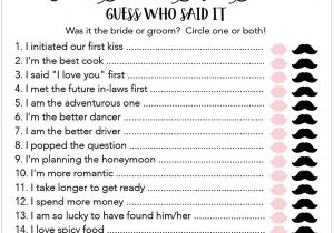 Invitation Card for Quiz Competition 25 Gold Wedding Bridal Shower Engagement Bachelorette Anniversary Party Game Ideas He Said She Said Cards for Couples Funny Co Ed Trivia Rehearsal