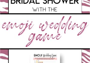 Invitation Card for Quiz Competition Bridal Shower Game Emoji Wedding Game Bachelorette Party