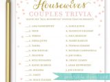 Invitation Card for Quiz Competition the Real Housewives Couples Trivia Game the original