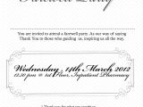 Invitation Card for Teachers On Farewell Party Fare Well Party Invitation Quotes Quotesgram