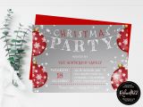 Invitation Card for Xmas Party ornament Christmas Party Invitation Holiday Party Invite
