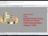 Invitation Card Kaise Banta Hai Jewelry Cad Design Tutorial 3 How to Make A Cross Ring Model In Rhino 5