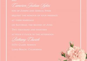 Invitation Card Quotes for Marriage Deceased Parent Wedding Invitation Wording Invitations by Dawn