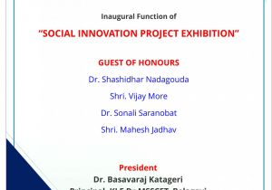 Invitation Card to Chief Guest for Annual Function Science Exhibition Invitation Card Slubne Suknie Info