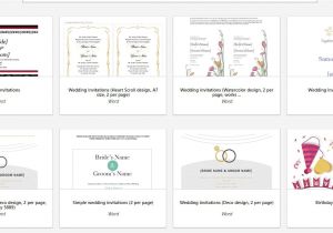 Invitation Card Using Ms Word Microsoft Word Templates for Home and Personal Projects