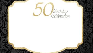 Invitation Card Yellow 60th Birthday Free Printable 50th Birthday Invitations Template 50th