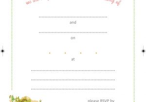 Invitiation Template Wedding Invitation Templates that are Cute and Easy to