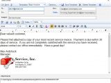 Invoice attached Email Template Emailing Invoices and Quotes Esc