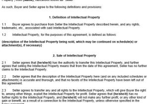 Ip Contract Template Intellectual Property Agreement form Ichwobbledich Com