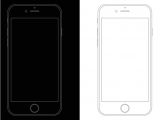 iPhone Wireframe Template Illustrator Free Minimal Apple iPhone 6s Wireframe Templates Psd Titanui